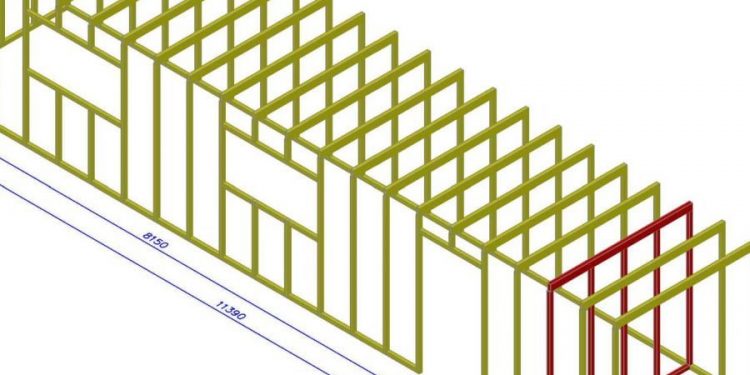 Общий вид каркаса