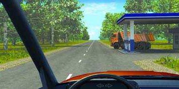 Должны ли Вы уступить дорогу грузовому автомобилю в данной ситуации?