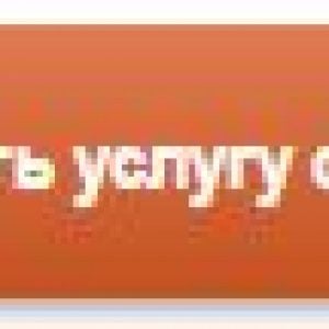 Кнопка Заказать услугу онлайн