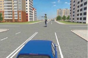 Движение при вытянутой правой руке