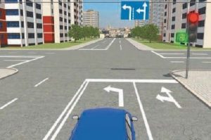 Поворот с левой полосы движения на лево