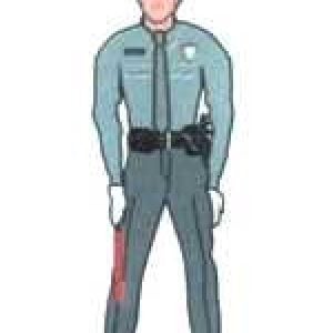 Руки регулировщика опущены