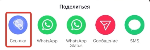 Ссылка в Тик Ток