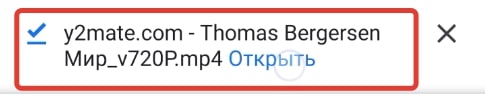 Просмотр скачанного видео с ютуба