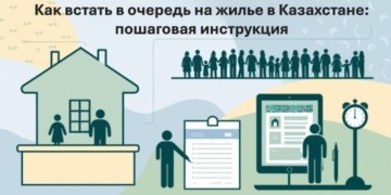 Как встать в очередь на жилье в Казахстане: пошаговая инструкция