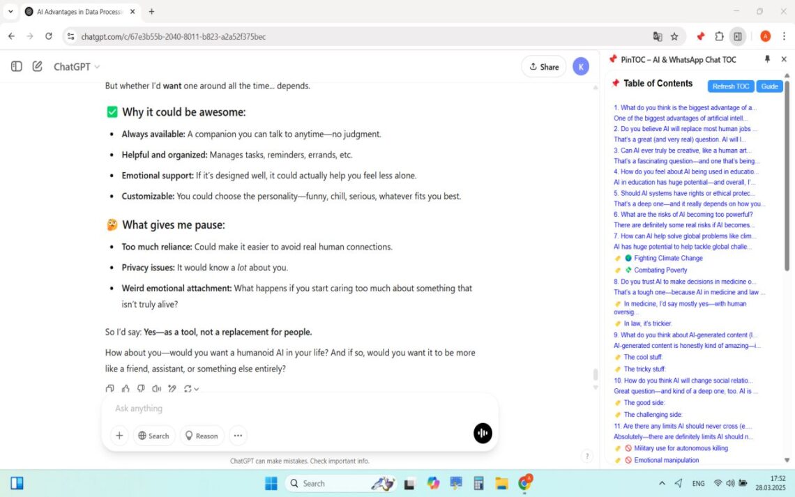 Как мы создали расширение PinTOC с помощью ChatGPT: опыт, промпты и уроки