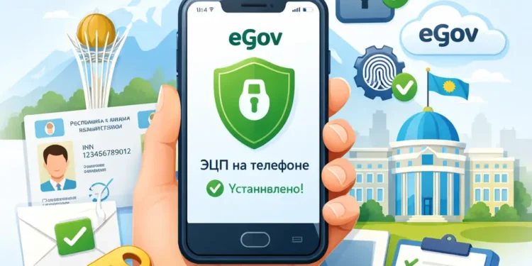 Как установить ЭЦП на телефон в Казахстане