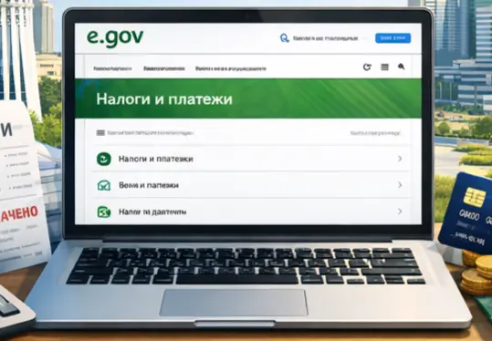 Как оплатить налоги через eGov.kz в 2026 году