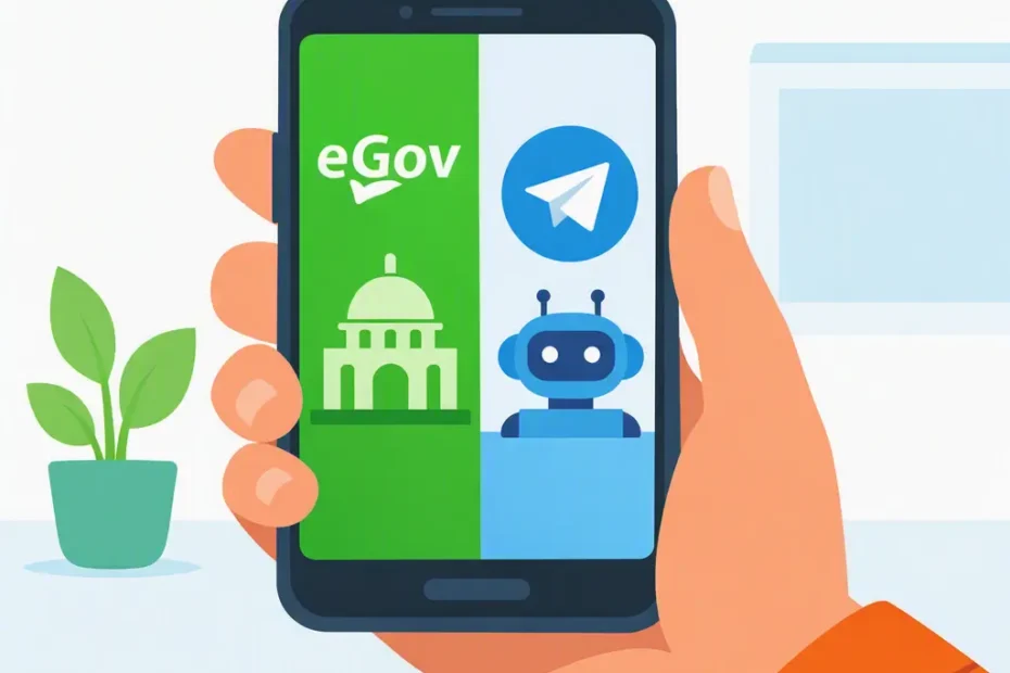 Как забронировать очередь в ЦОН через eGov Mobile и Telegram-бот